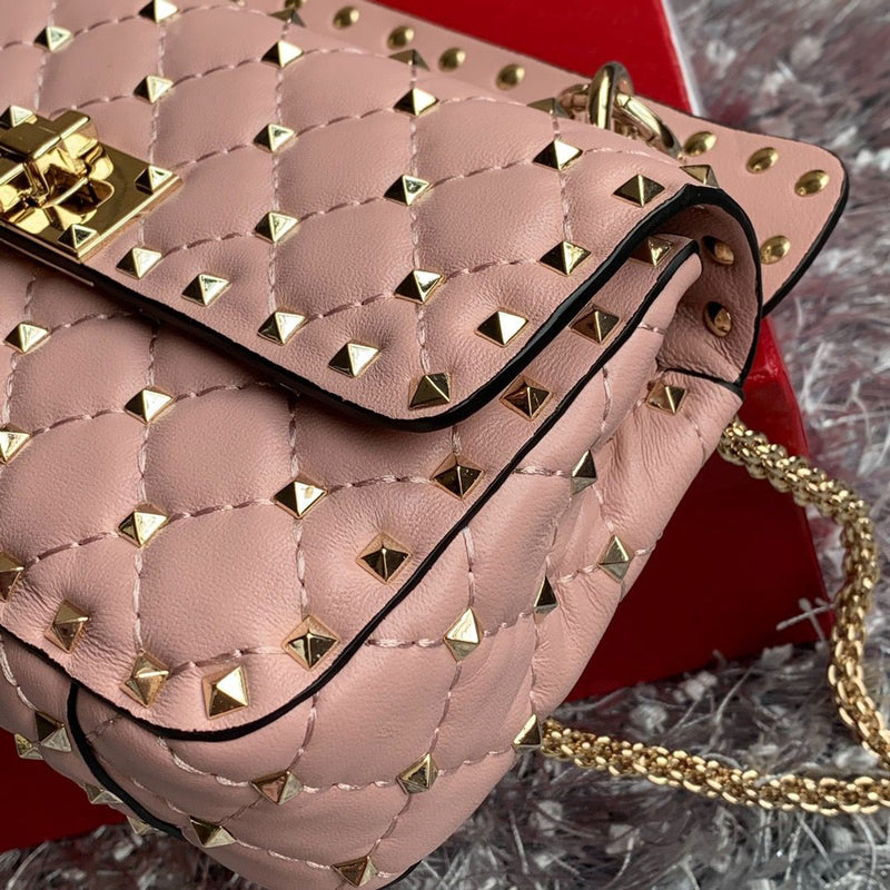 Valentino Garavani Bolsa matelassê Rose