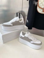 CELINE Sneakers With Wedge Outsole In Calfskin Leather