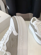 CELINE Sneakers With Wedge Outsole In Calfskin Leather