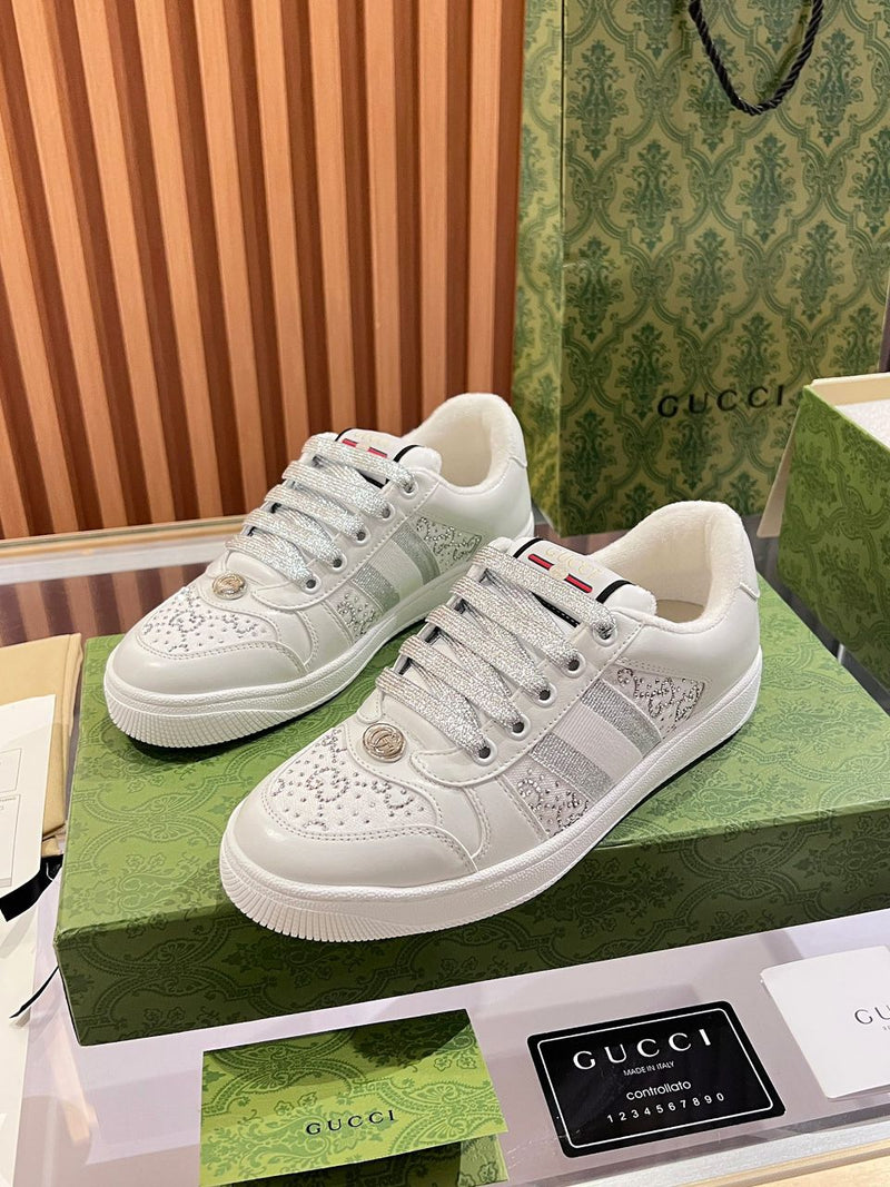 Gucci Screener Sneaker Pearl