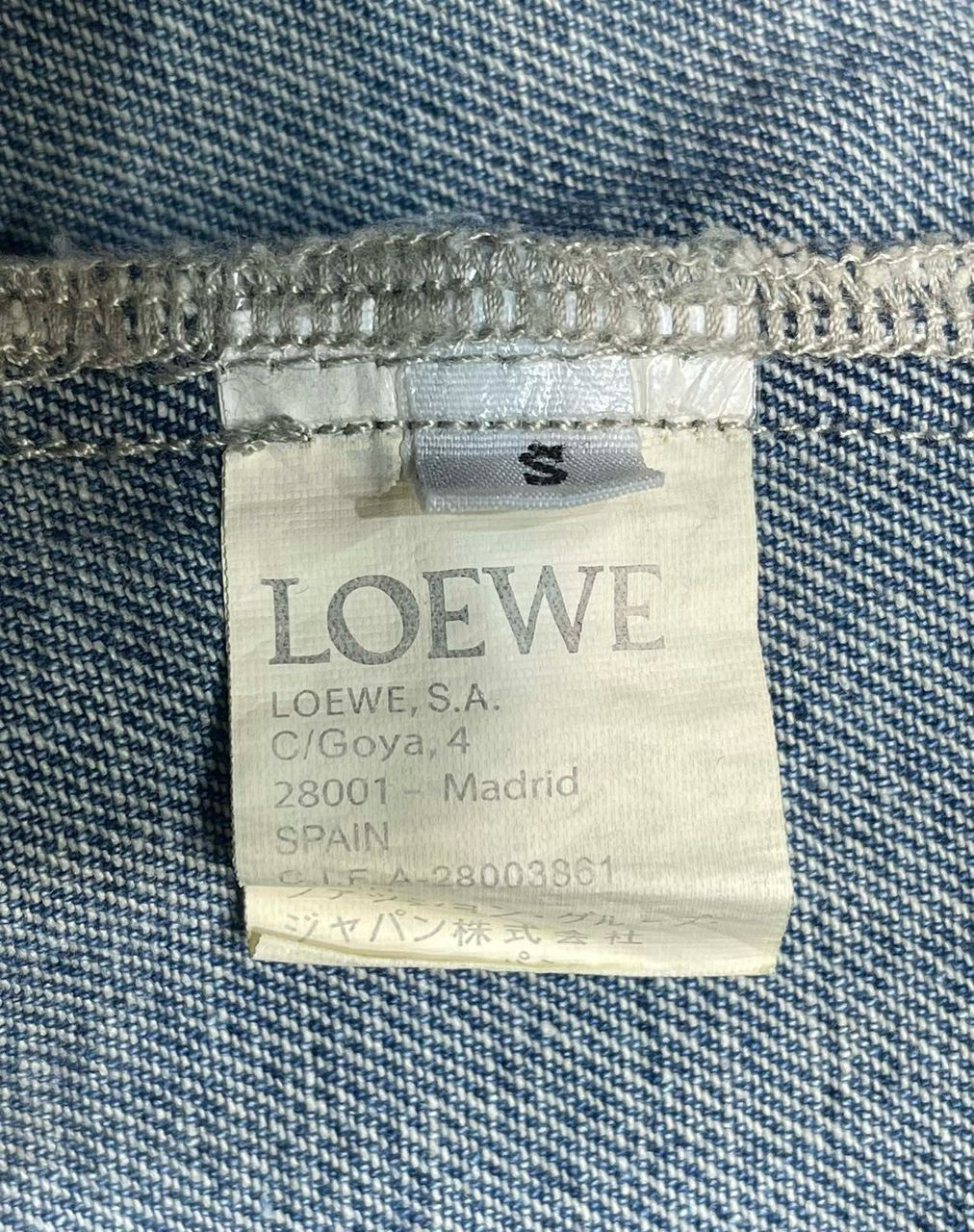 Jaqueta Jeans Loewe