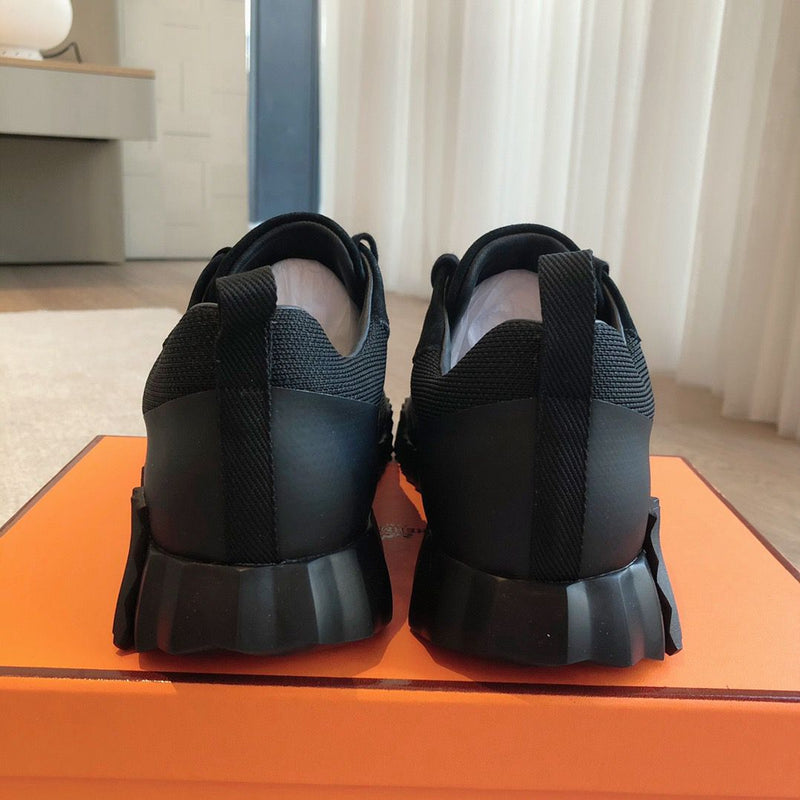 Hermes Air Mesh Bouncing Black Suede