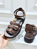 Celine Clea Triomphe Gladiator Sandal in Calfskin Leather