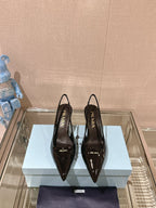Prada Scarpin Slingback Black