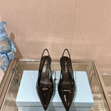 Prada Scarpin Slingback Black