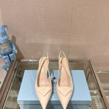 Prada Scarpin Slingback Nude/bege.
