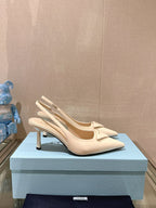 Prada Scarpin Slingback Nude/bege.