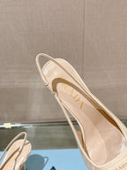 Prada Scarpin Slingback Nude/bege.