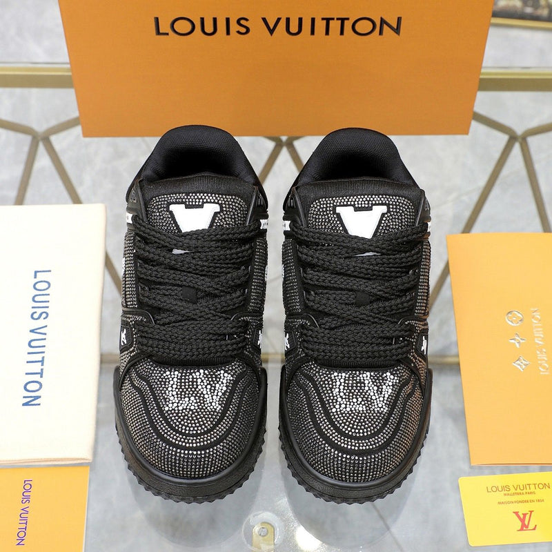 Trainer Maxi Crystals White Black