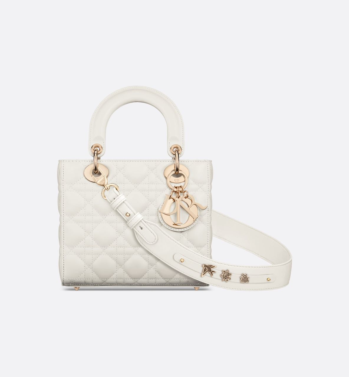 Dior Small Lady Dior White