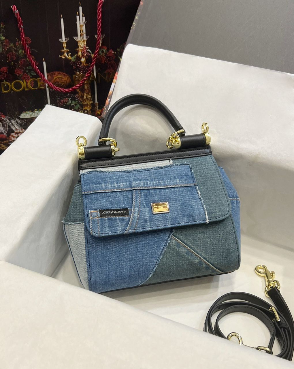 Dolce and Gabbana Sicily Soft Bag