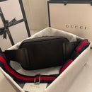 Gucci Black GG Supreme Night Courrier Belt Bag