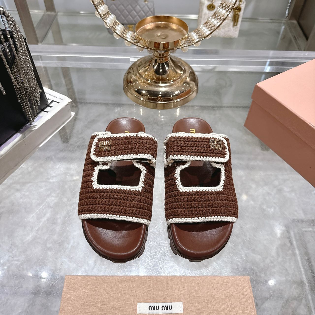 MIU MIU - Sandálias – Manfrim Store