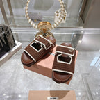 Miu Miu Raffia Crochet Stripe Tote Bag.