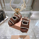 Miu Miu Raffia Crochet Stripe Tote Bag.