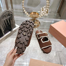 Miu Miu Raffia Crochet Stripe Tote Bag.