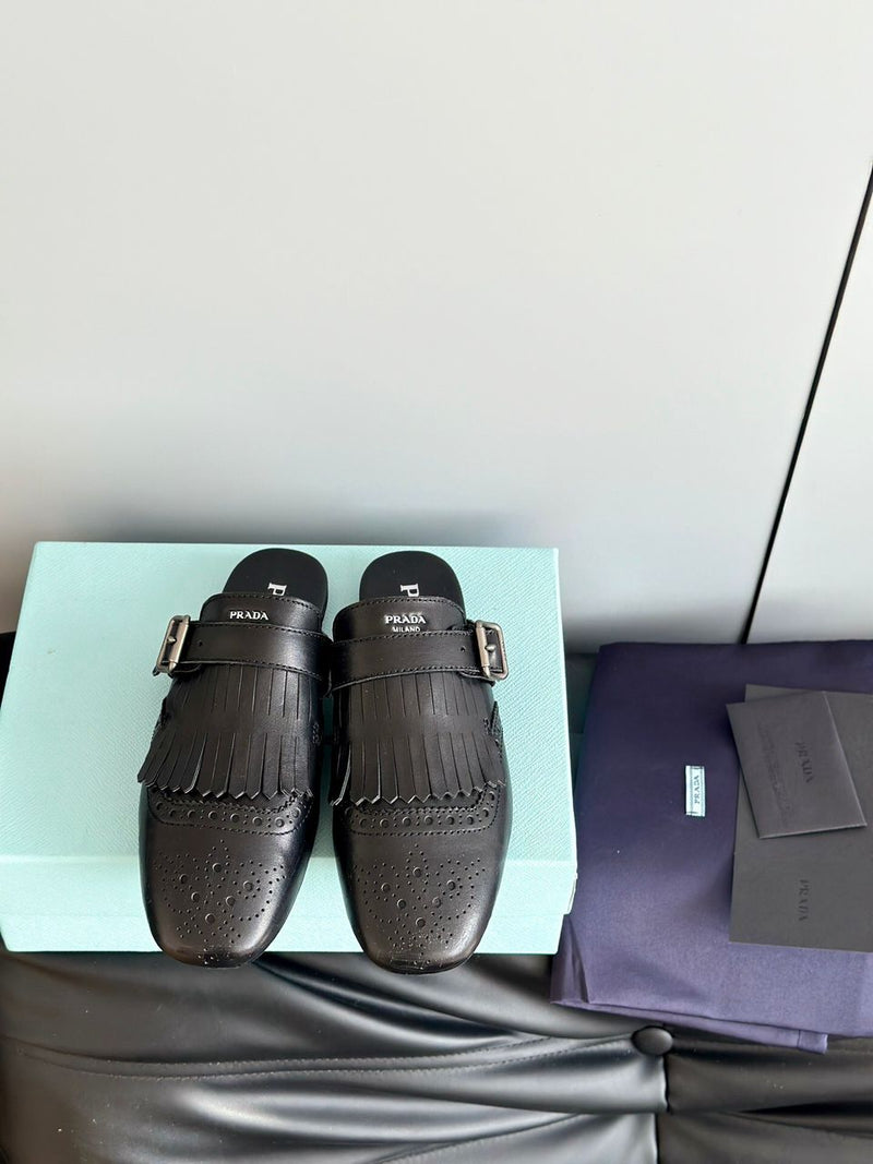 Prada Mule Suffle Black