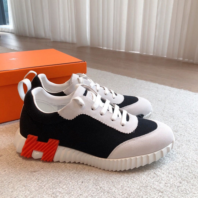 Hermes Air Mesh Suede Black