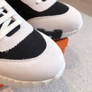 Hermes Air Mesh Suede Black