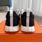 Hermes Air Mesh Suede Black