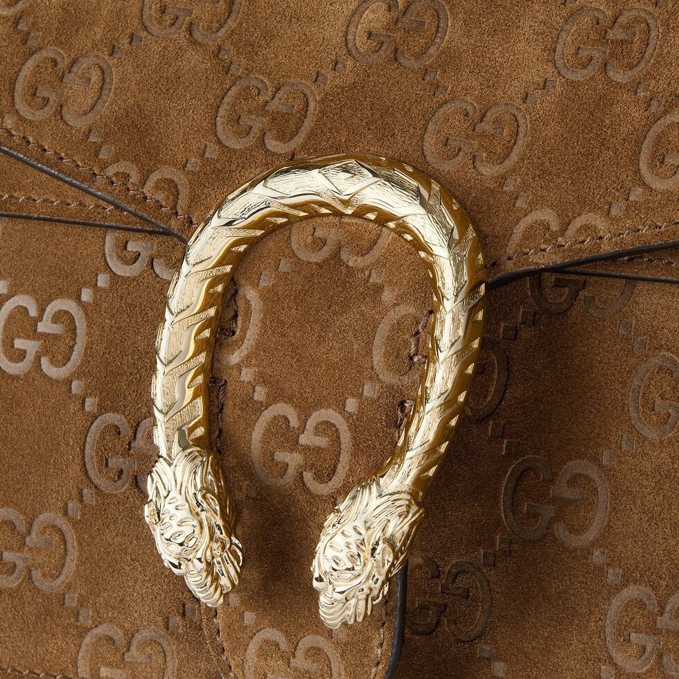 Borsa Gucci Dionysus Small in Suede e Pelle