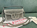 Valentino Garavani Locò Shoulder Bag With Rhinestones