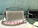 Valentino Garavani Locò Shoulder Bag With Rhinestones