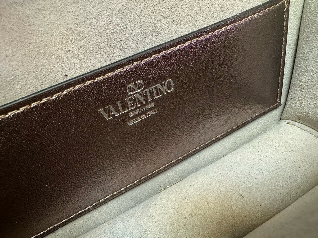 Valentino Garavani Locò Shoulder Bag With Rhinestones