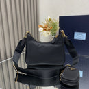 Bolsa Prada Re-Edition 2005 em Nylon Black Gold