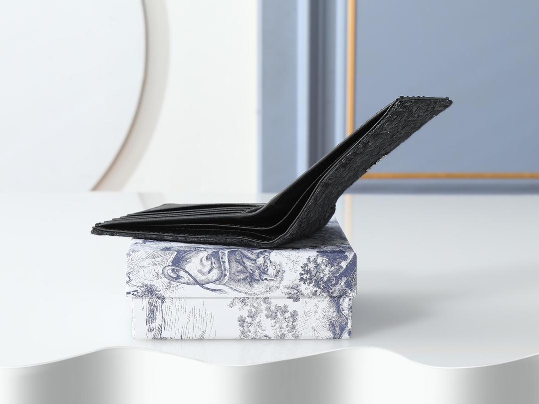 Carteira Black Dior Oblique Jacquard