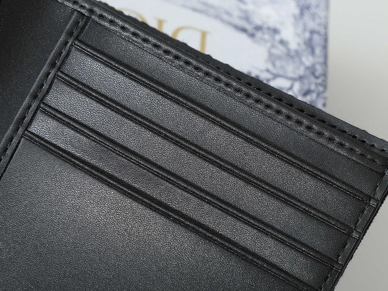 Carteira Black Dior Oblique Jacquard