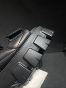 Sandália Prada Flatform Em Couro Napa Preto