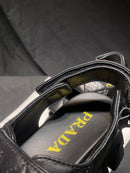 Sandália Prada Flatform Em Couro Napa Preto