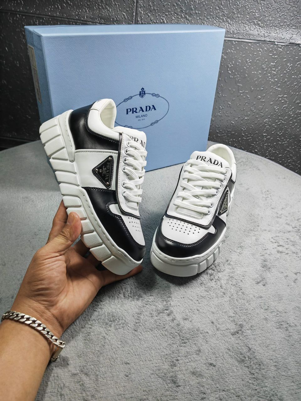 Prada Downtown Black White