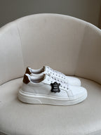 Tênis Judá Elevate Court White & Taupe ( Pronta Entrega)