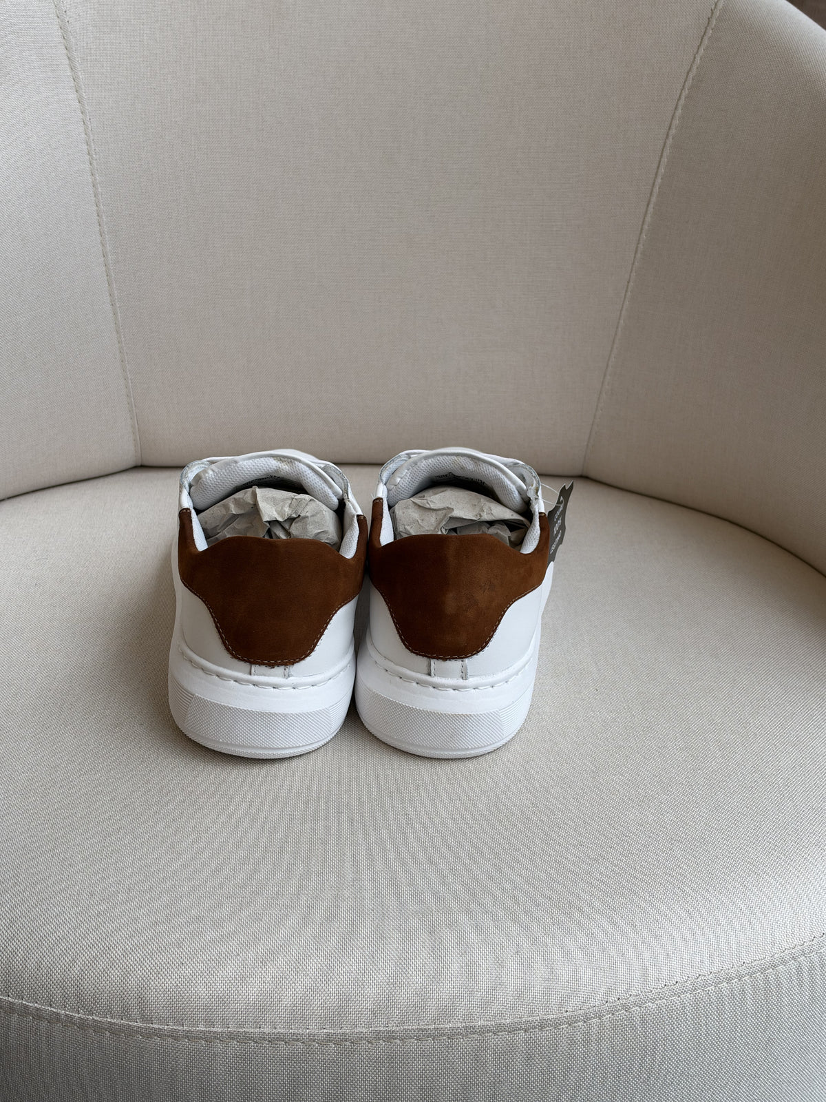 Tênis Judá Heritage Court White & Cognac ( Pronta Entrega)