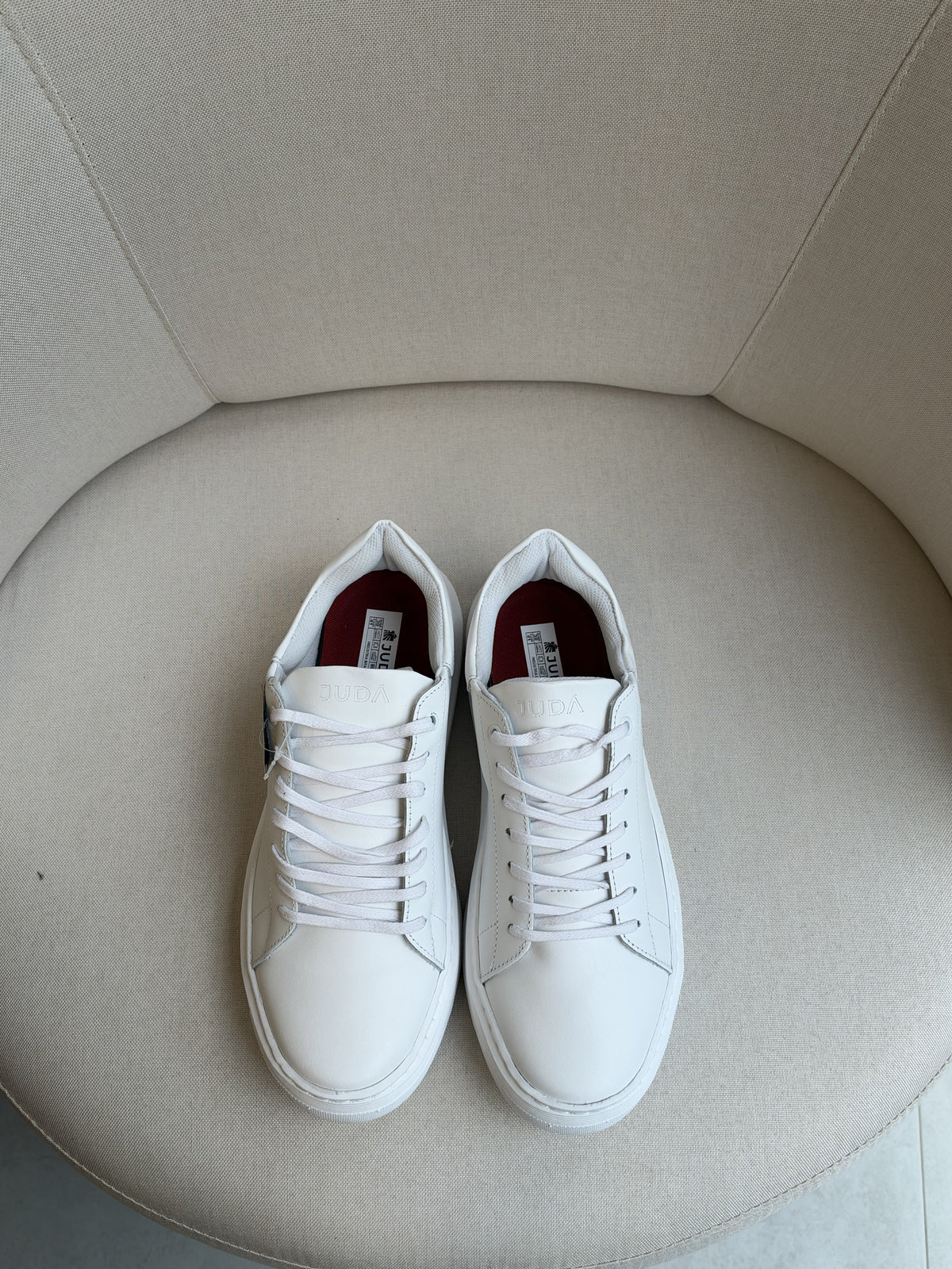 Tênis Judá Pure Court All White ( Pronta Entrega)