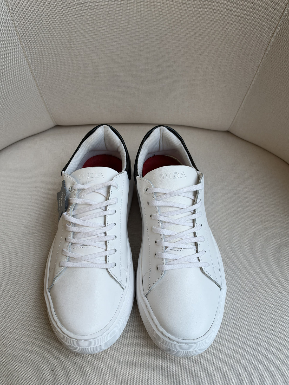 Tênis Judá Contrast Court White & Black ( Pronta Entrega)