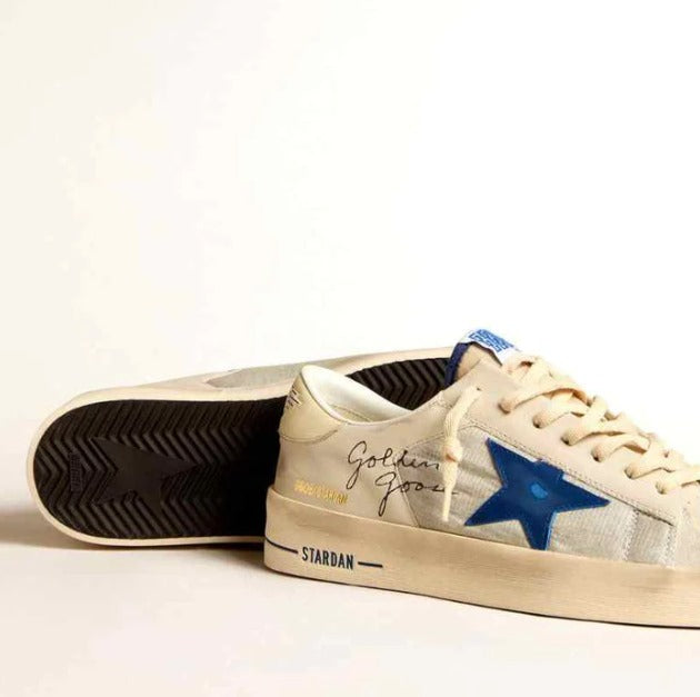 Golden Goose Ball Stardan Cream Blue