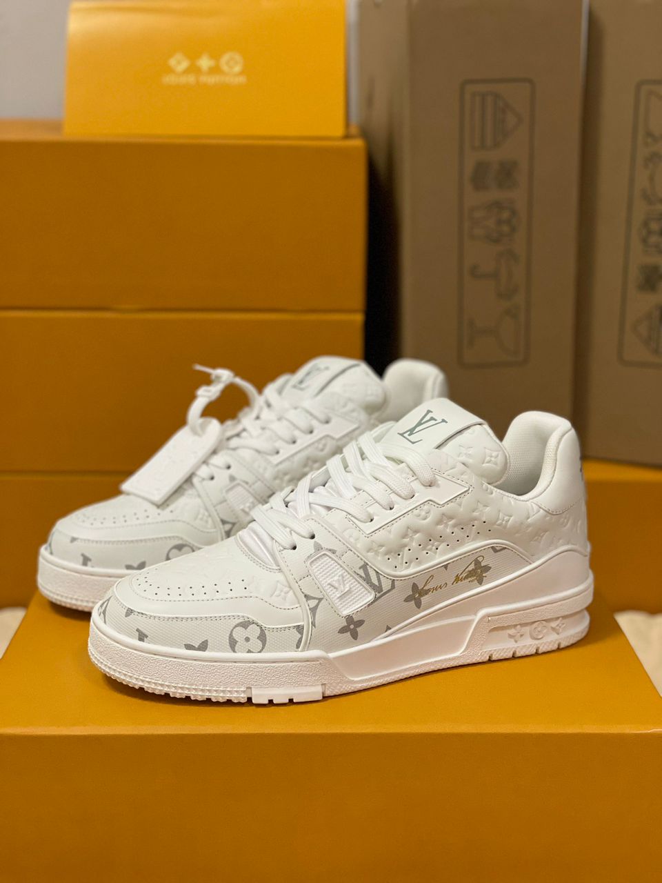 Louis Vuitton Trainer Low White