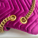 Gucci GG Marmont Fuchsia Velvet