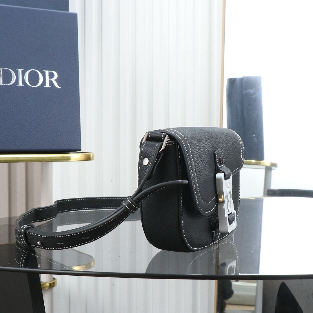 Dior Mini Saddle Bag Black