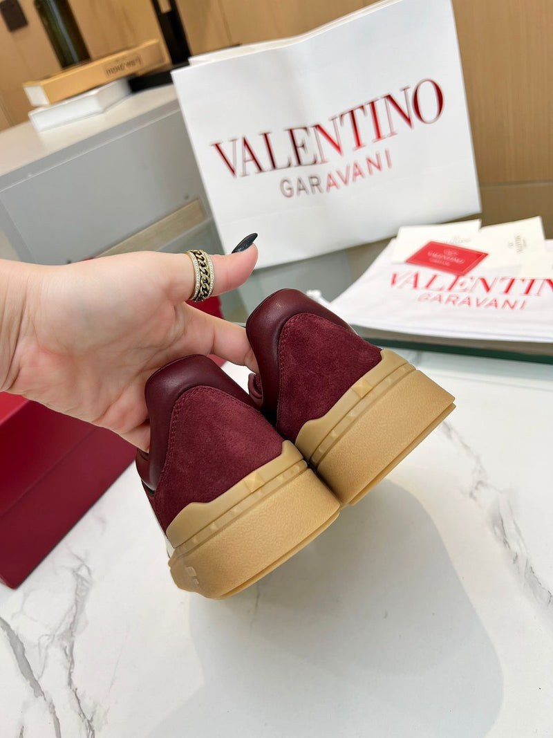 Valentino Garavani One Stud Panelled Sneakers