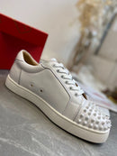 CHRISTIAN LOUBOUTIN Louis Juinior Spikes Size 9 White