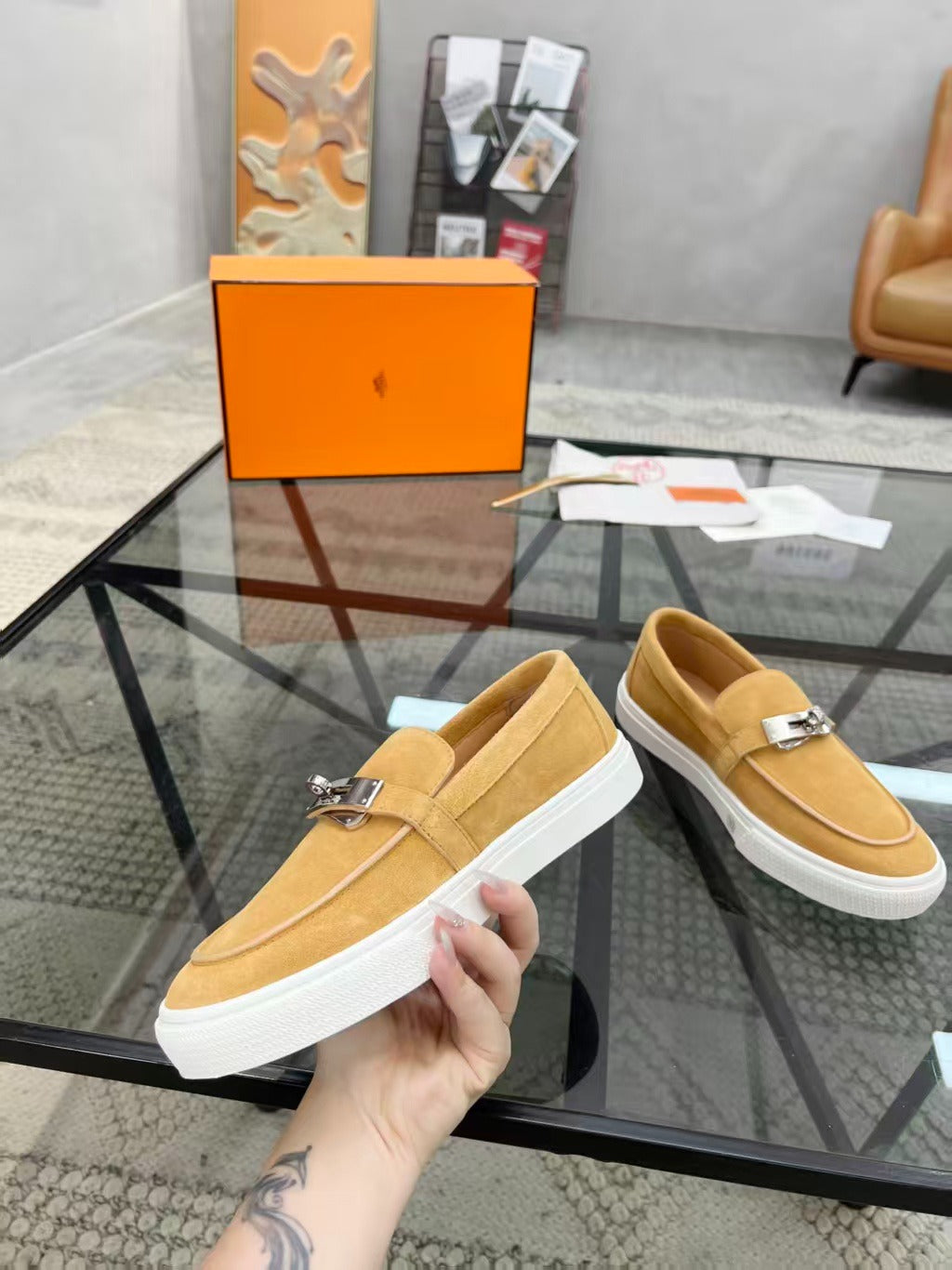 Mocassim Game Suede