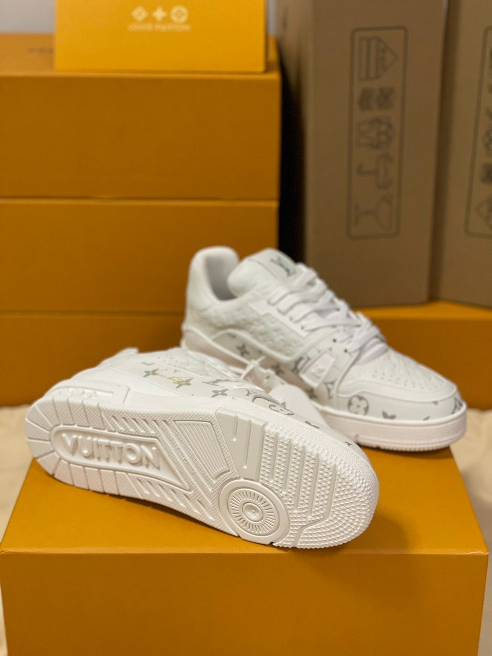 Louis Vuitton Trainer Low White