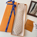 GRAVATAS LOUIS VUITTON MONOGRAM STARS SEDA