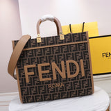 Bolsa Fendi Sunshine Jacquard Tote