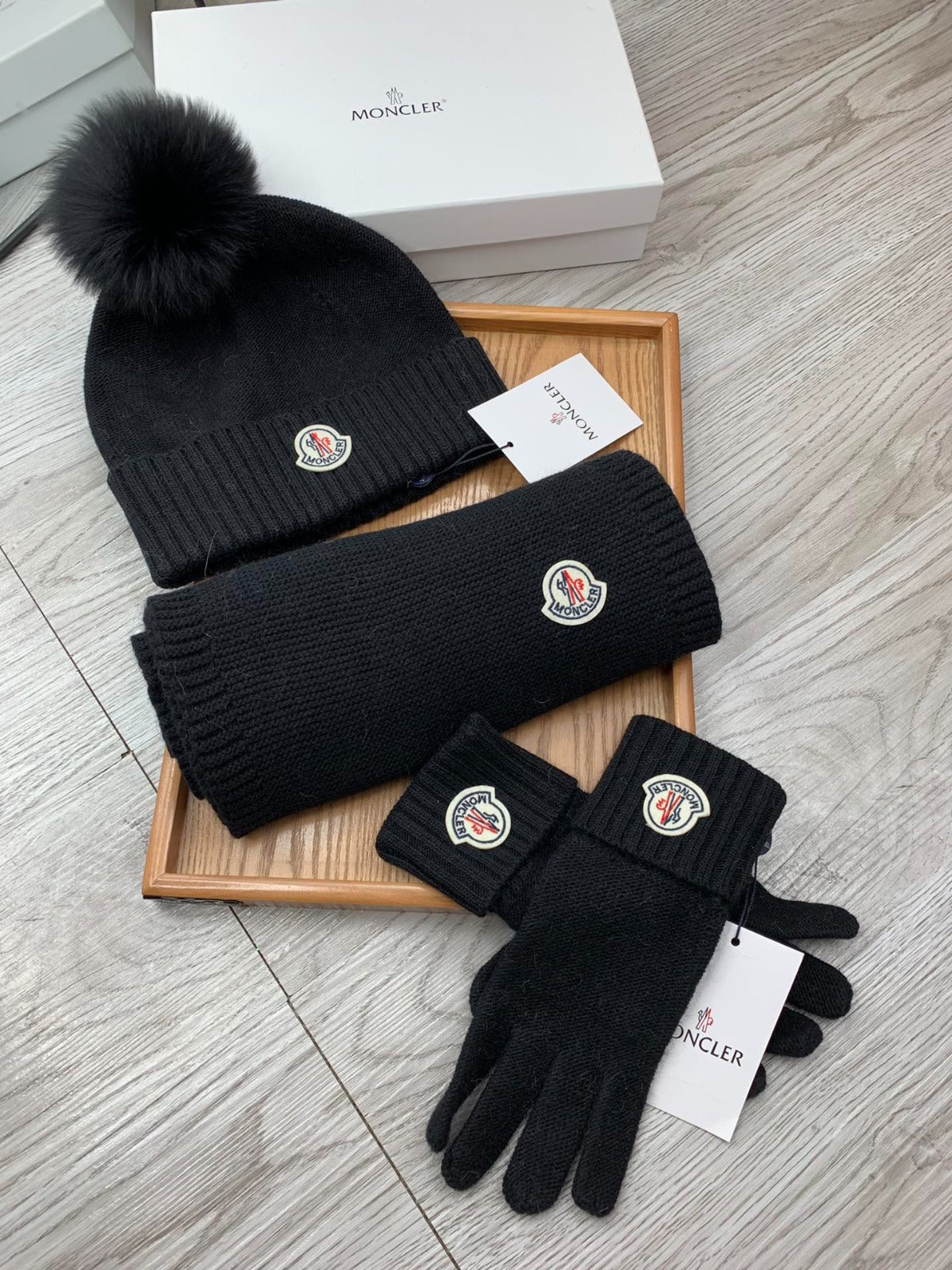 conjunto de inverno moncler