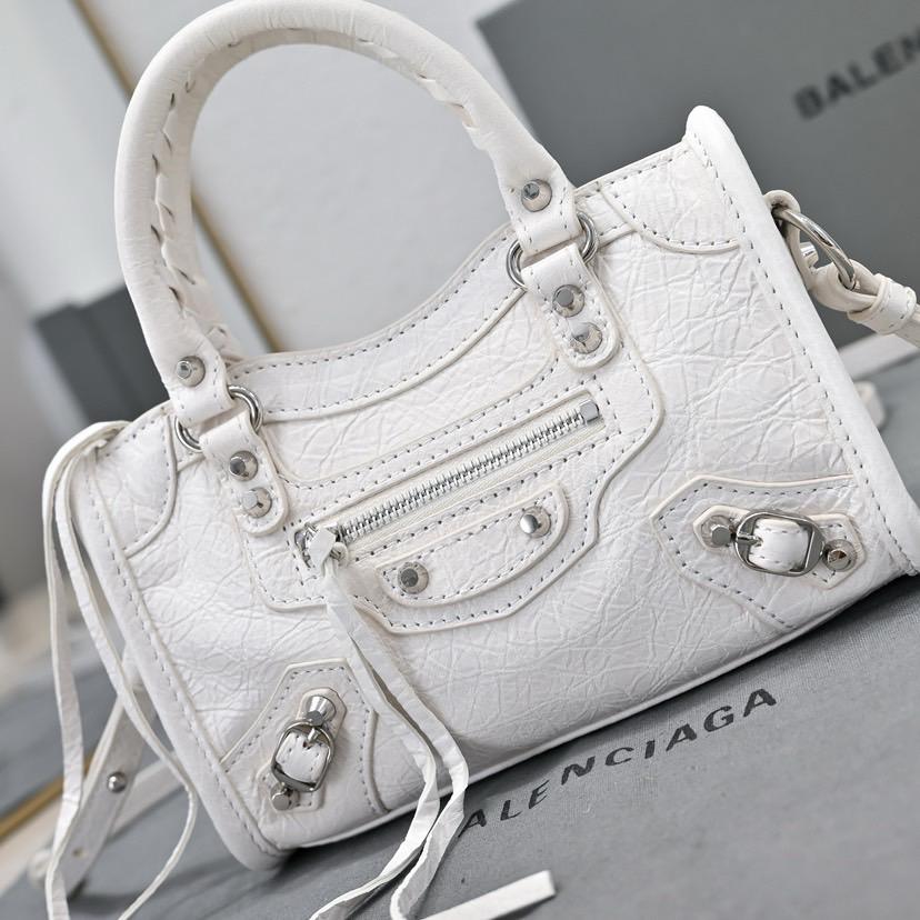 Balenciaga City Mini White